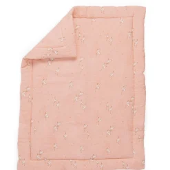 Cottontails Baby Clothing & Nursery*Moulin Roty Pink Swans Baby Quilt 90cm