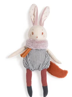 Cottontails Baby Bunnies For Babies|Baby Soft Toys*Moulin Roty Plume the large rabbit