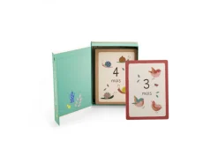 Cottontails Baby Musical & Activity|Musical & Activity*Moulin Roty Pomme des Bois 'My First 12 Months' card set