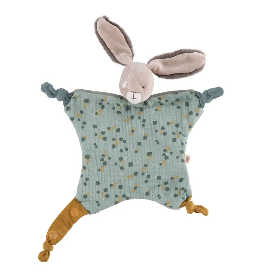 Cottontails Baby Bunnies For Babies|Comforters & Rattles*Moulin Roty Sage Bunny Comforter