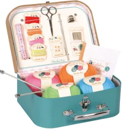 Cottontails Baby Craft & Stickers*Moulin Roty sewing & knitting suitcase