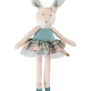 Cottontails Baby Soft Toy Bunnies|Bunnies For Babies*Moulin Roty Soft Blue Velvet Bunny