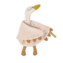 Cottontails Baby Comforters & Rattles*Moulin Roty sumptuous comforter - creamy swan