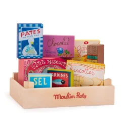 Cottontails Baby Little Kitchen|Wooden Toys*Moulin Roty wooden foods - French tea time