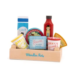 Cottontails Baby Little Kitchen|Wooden Toys*Moulin Roty wooden foods - French dairy