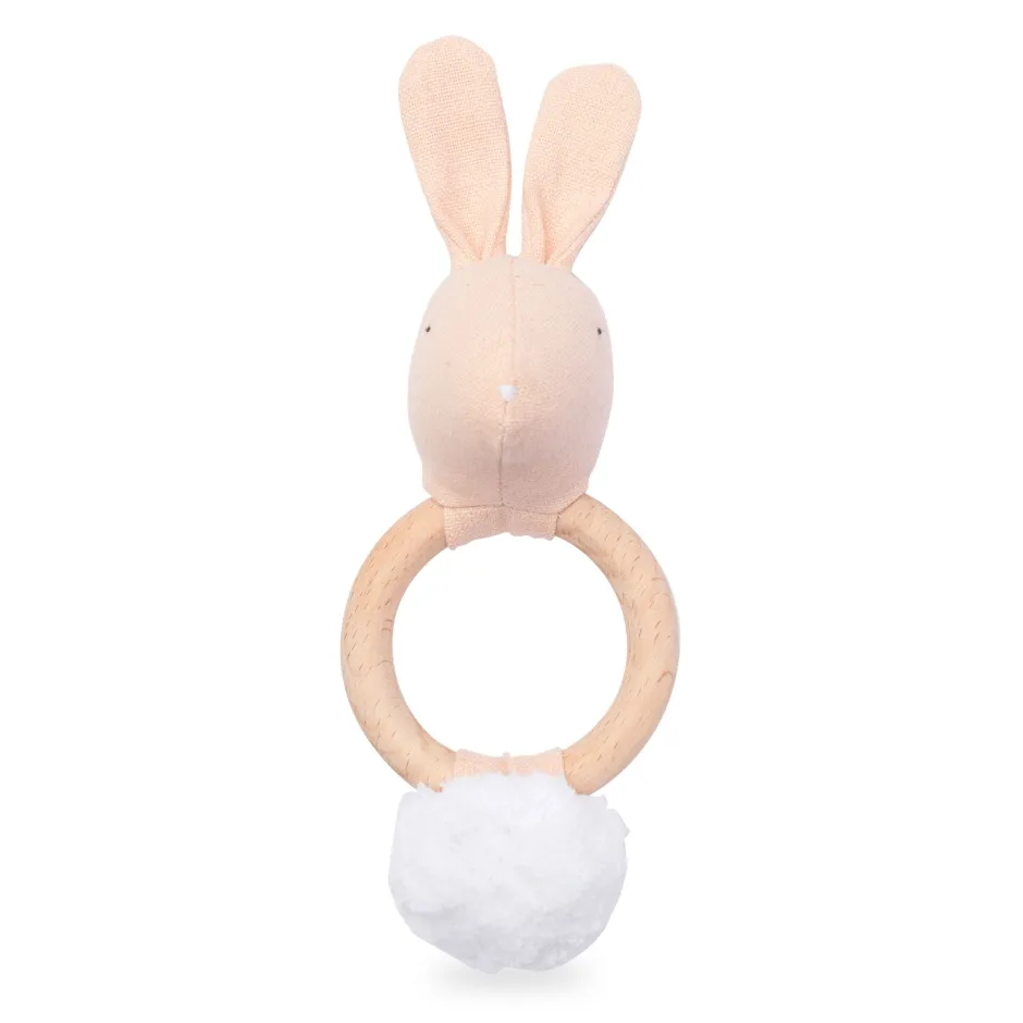 Cottontails Baby Comforters & Rattles|Bunnies For Babies*Mr Pickles Rabbit Teething Ring