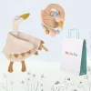 Cottontails Baby Handpicked Gift Sets|Comforters & Rattles*New Baby Gift Set - swans