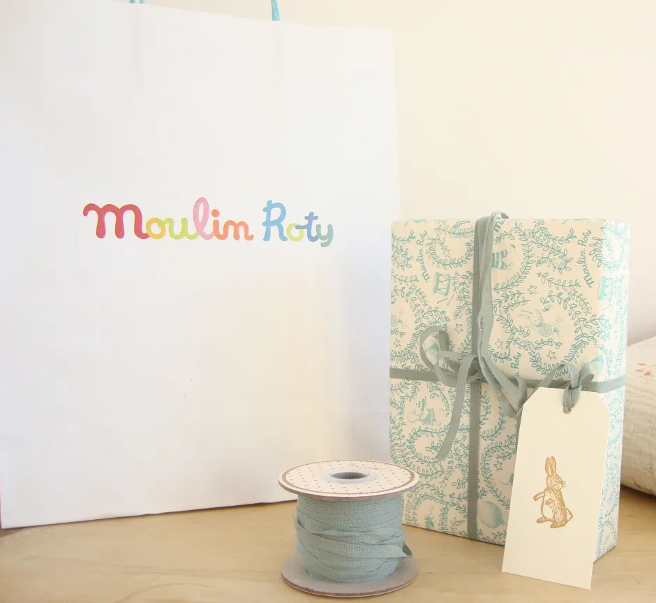 Cottontails Baby Bunnies For Babies|Handpicked Gift Sets*New Baby Gift Set - two blue bunnies