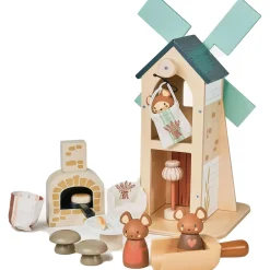Cottontails Baby Wooden Toys*Penny Windmill & Field Mice - Wooden Countryside Play Set