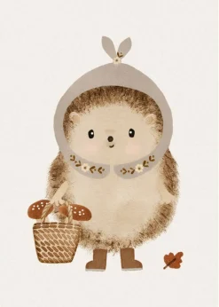 Cottontails Baby Cards*Postcard & Envelope - Foraging Hedgehog