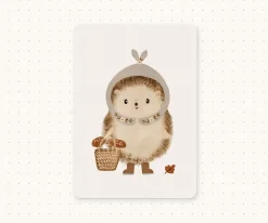 Cottontails Baby Cards*Postcard & Envelope - Foraging Hedgehog