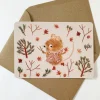 Cottontails Baby Cards*Postcard & Envelope - Harvest Mouse
