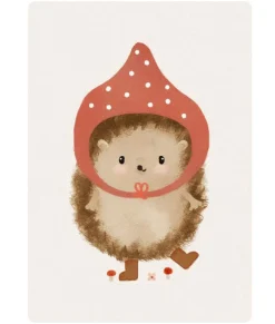 Cottontails Baby Cards*Postcard & Envelope - Pixie Hedgehog