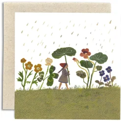 Cottontails Baby Cards*Summer Rain Card