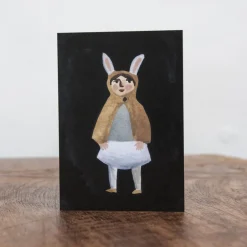 Cottontails Baby Cards|Bunny Cards & Stationery*The Rabbit Cape Card