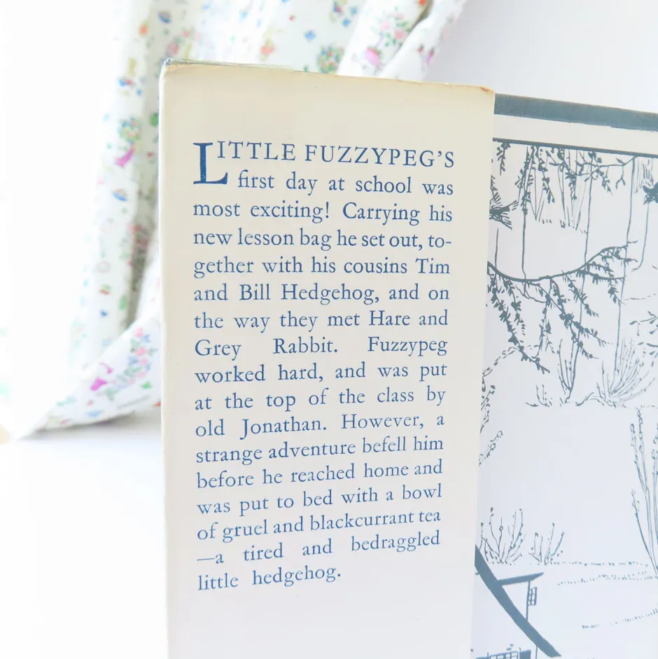 Cottontails Baby Vintage|Vintage Bunnies*VINTAGE book - Fuzzypeg Goes to School (1970)