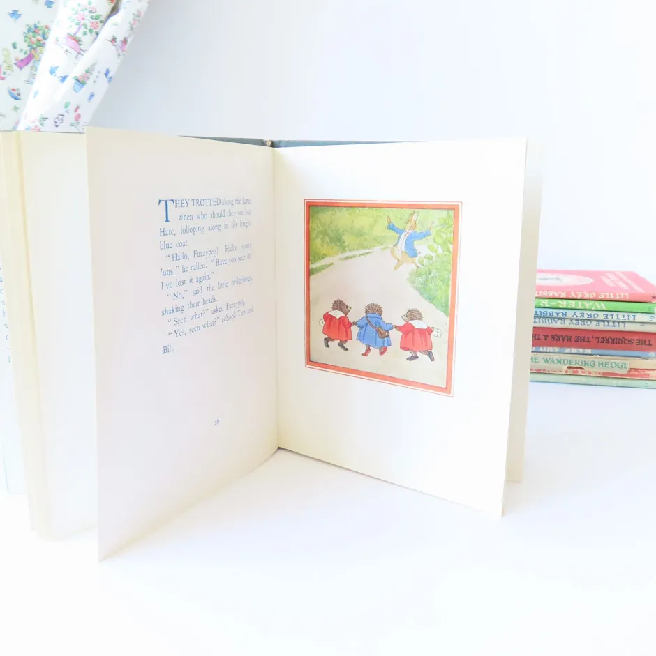 Cottontails Baby Vintage|Vintage Bunnies*VINTAGE book - Fuzzypeg Goes to School (1970)
