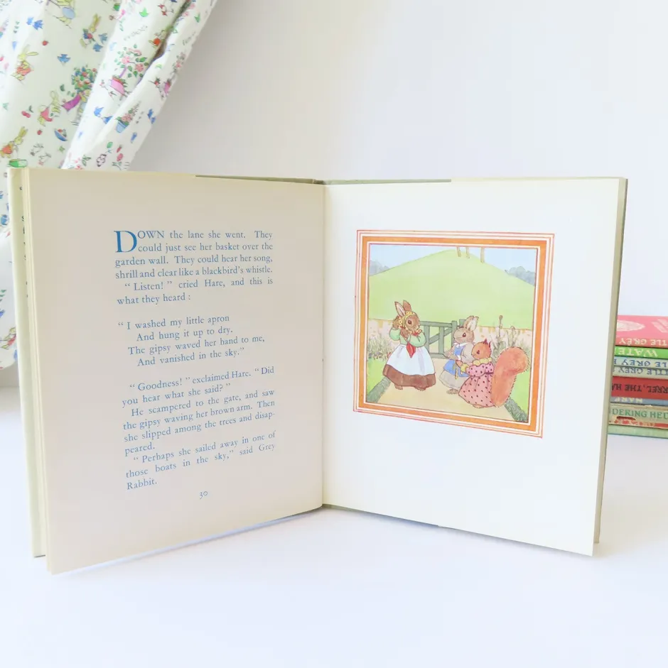 Cottontails Baby Vintage|Vintage Bunnies*VINTAGE book - Little Grey Rabbit's Washing-Day with DJ (1969)
