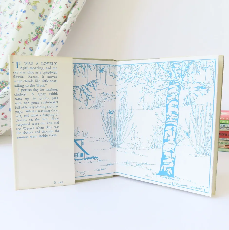 Cottontails Baby Vintage|Vintage Bunnies*VINTAGE book - Little Grey Rabbit's Washing-Day with DJ (1969)