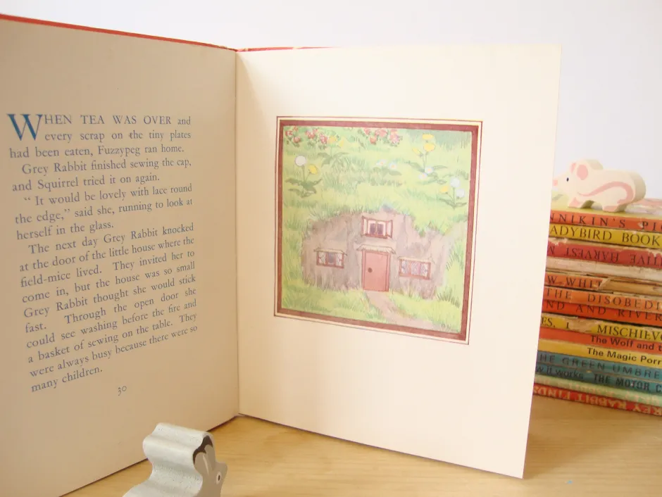 Cottontails Baby Vintage|Vintage Bunnies*VINTAGE book - Little Grey Rabbit Makes Lace (1962)