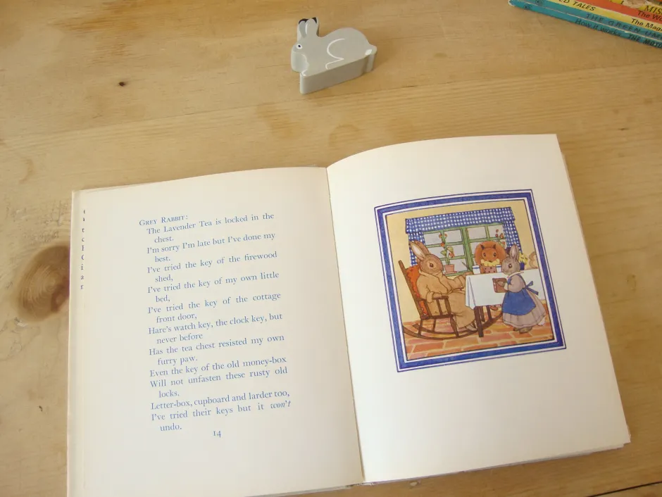 Cottontails Baby Vintage|Vintage Bunnies*VINTAGE book - Little Grey Rabbit to the Rescue - A Play