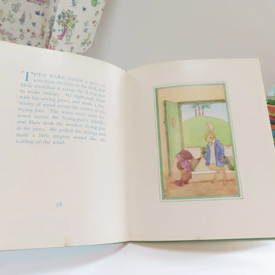 Cottontails Baby Vintage Bunnies|Vintage*VINTAGE book - Little Grey Rabbit's Pancake Day with DJ (1967 - first edition)
