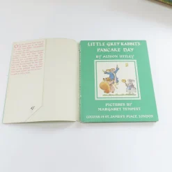 Cottontails Baby Vintage Bunnies|Vintage*VINTAGE book - Little Grey Rabbit's Pancake Day with DJ (1967 - first edition)