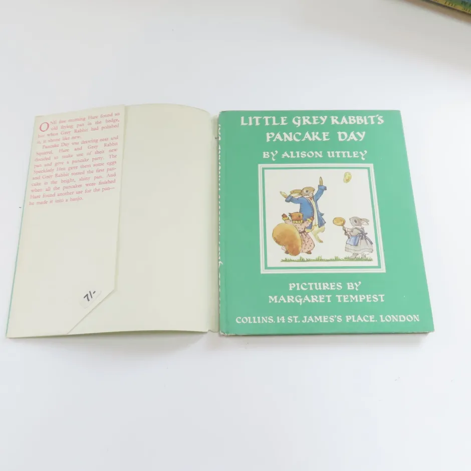 Cottontails Baby Vintage Bunnies|Vintage*VINTAGE book - Little Grey Rabbit's Pancake Day with DJ (1967 - first edition)