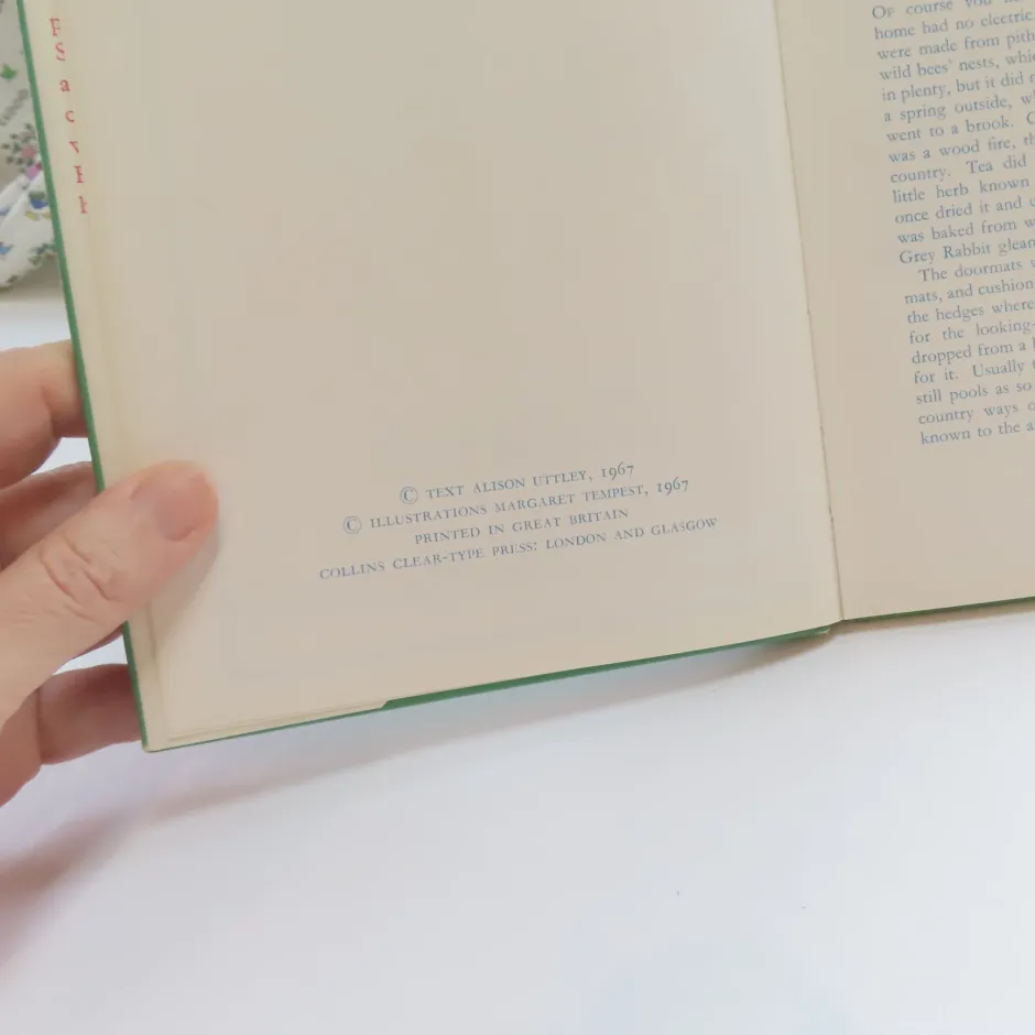 Cottontails Baby Vintage Bunnies|Vintage*VINTAGE book - Little Grey Rabbit's Pancake Day with DJ (1967 - first edition)