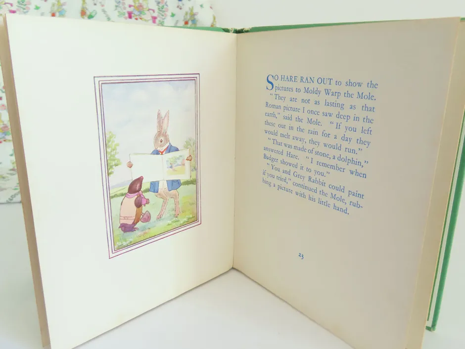 Cottontails Baby Vintage|Vintage Bunnies*VINTAGE book - Little Grey Rabbit's Paint-Box (1970)
