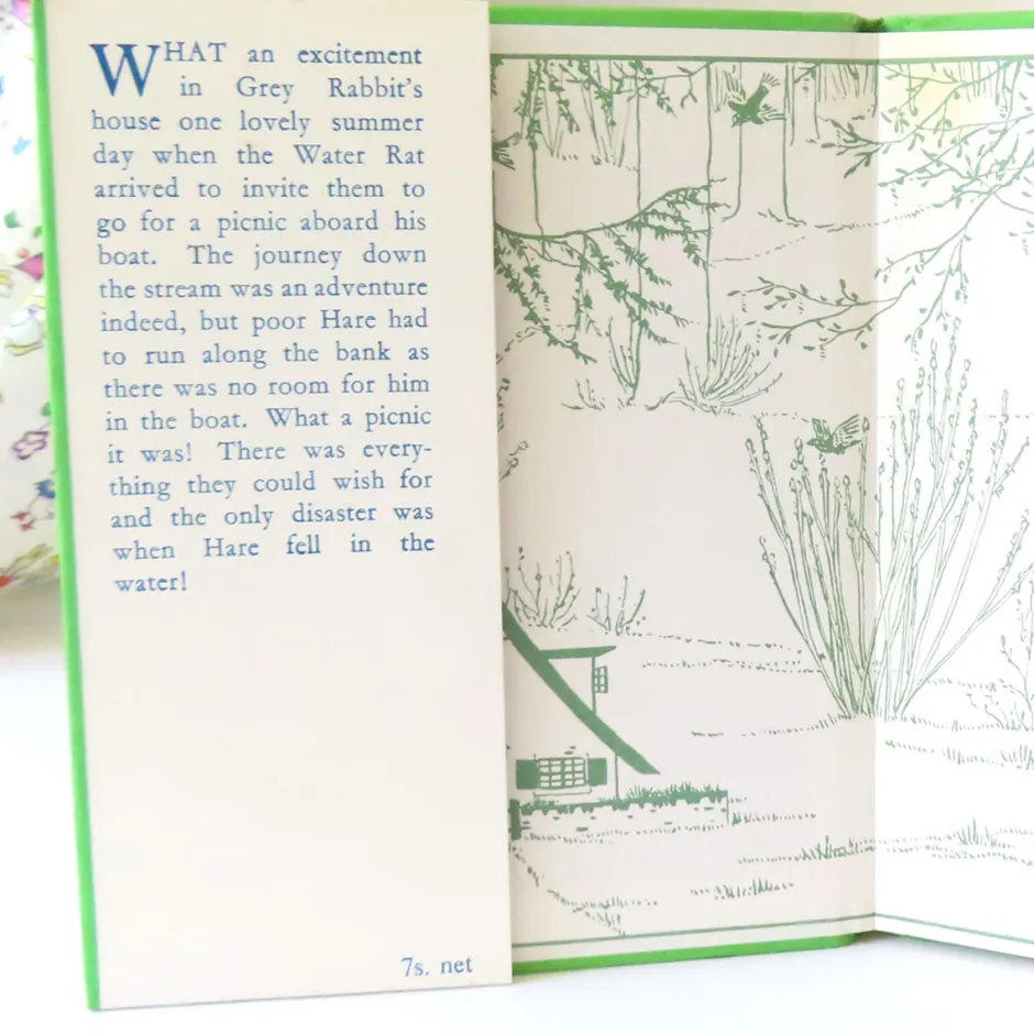 Cottontails Baby Vintage|Vintage Bunnies*VINTAGE book - Water-Rat's Picnic (1969)