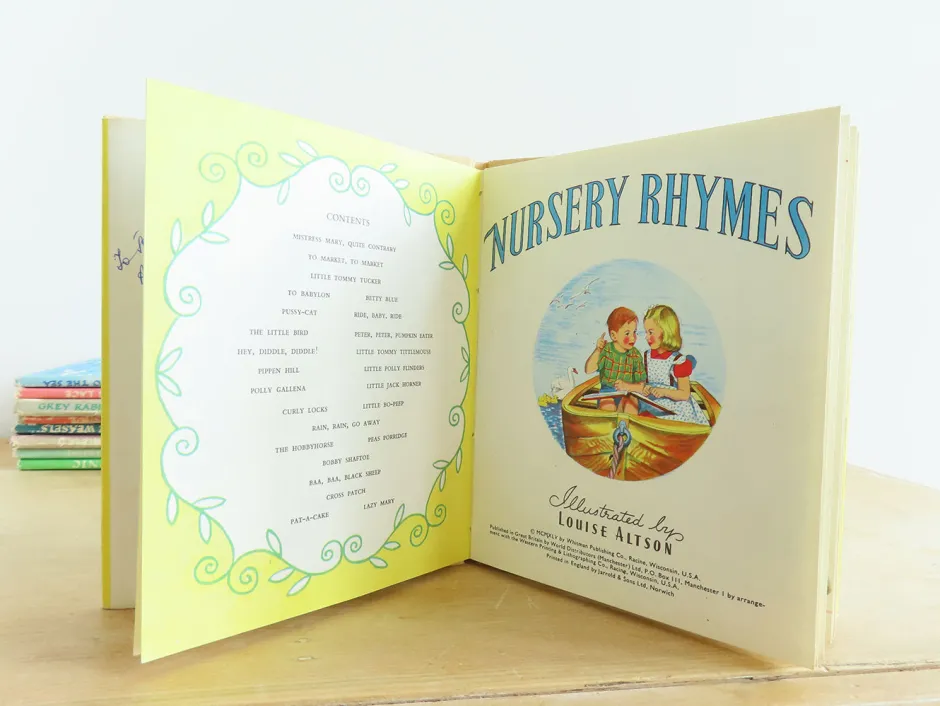 Cottontails Baby Vintage*VINTAGE children's book - Nursery Rhymes (1945)