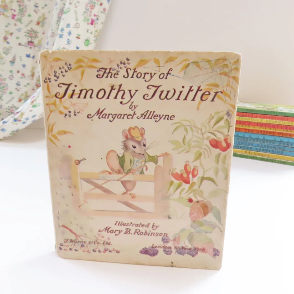 Cottontails Baby Vintage*VINTAGE children's book - The Story of Timothy Twitter (first edition, 1946)