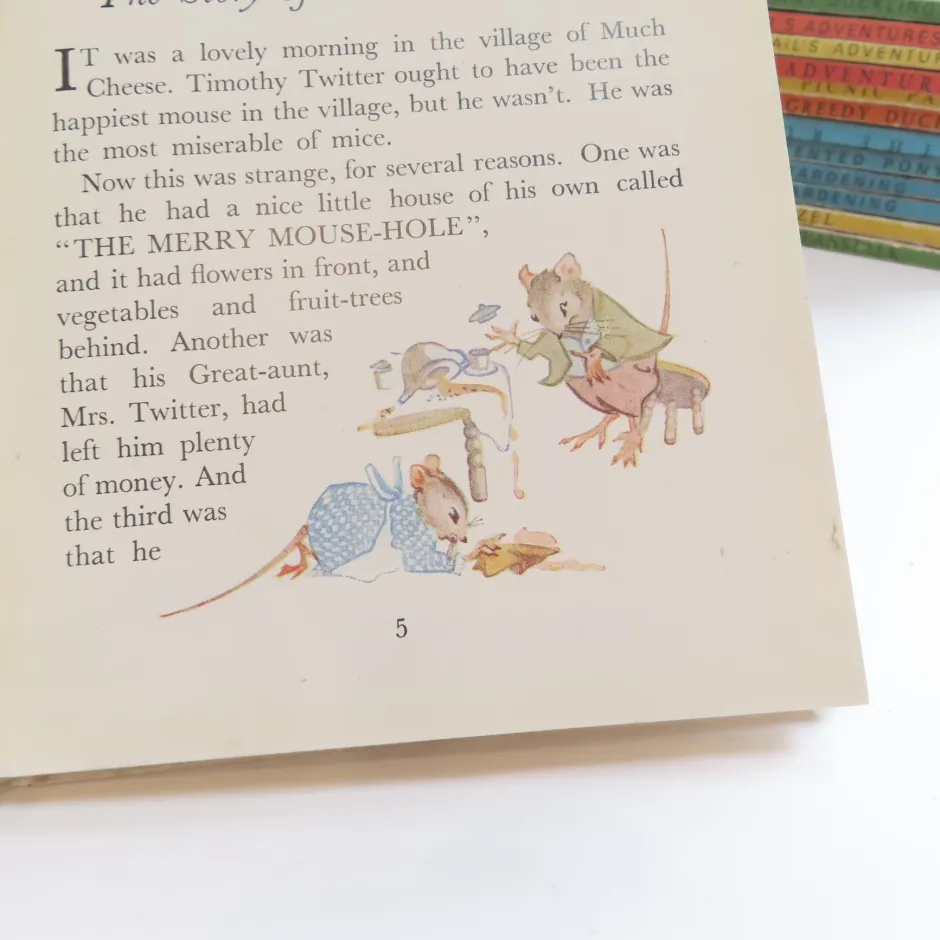 Cottontails Baby Vintage*VINTAGE children's book - The Story of Timothy Twitter (first edition, 1946)