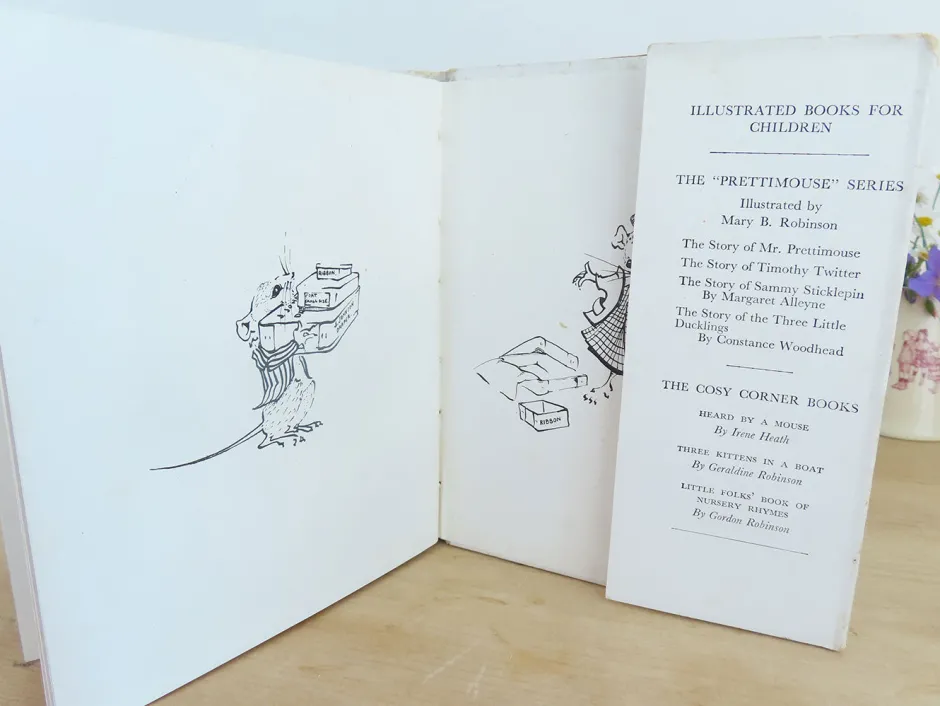 Cottontails Baby Vintage*VINTAGE children's book - The Story of Mr Prettimouse (late 1940s?)