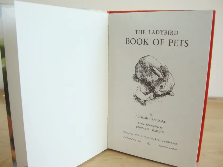 Cottontails Baby Vintage*VINTAGE Ladybird - Book of Pets (1967)