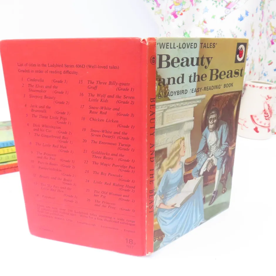 Cottontails Baby Vintage*VINTAGE Ladybird book - Beauty and the Beast (mid 1970s)