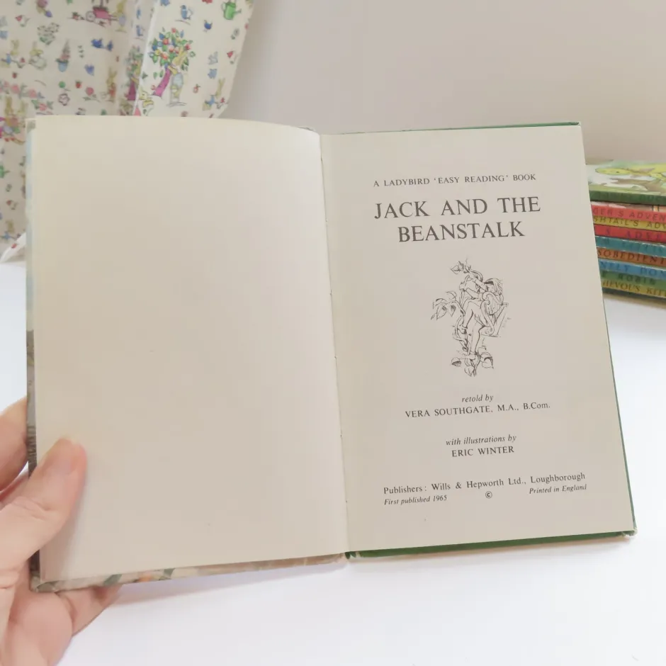 Cottontails Baby Vintage*VINTAGE Ladybird book - Jack and the Beanstalk (mid 1960s)