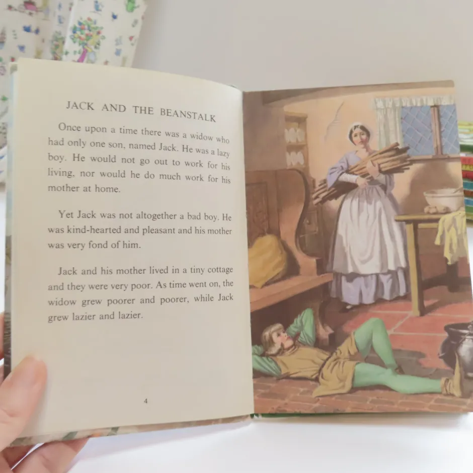 Cottontails Baby Vintage*VINTAGE Ladybird book - Jack and the Beanstalk (mid 1960s)