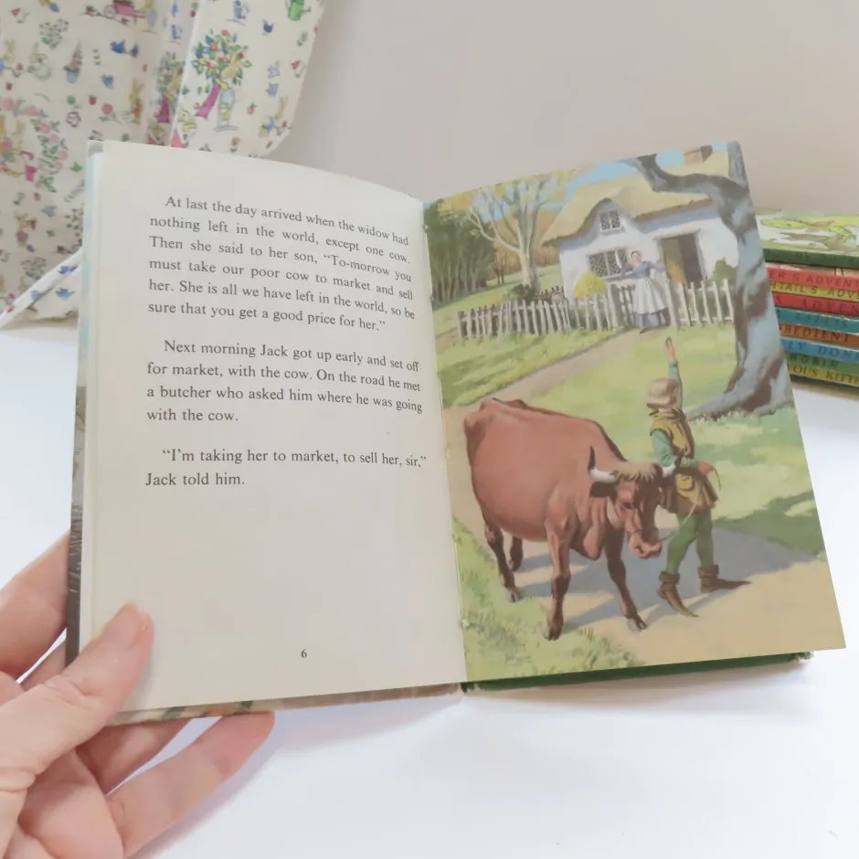 Cottontails Baby Vintage*VINTAGE Ladybird book - Jack and the Beanstalk (mid 1960s)