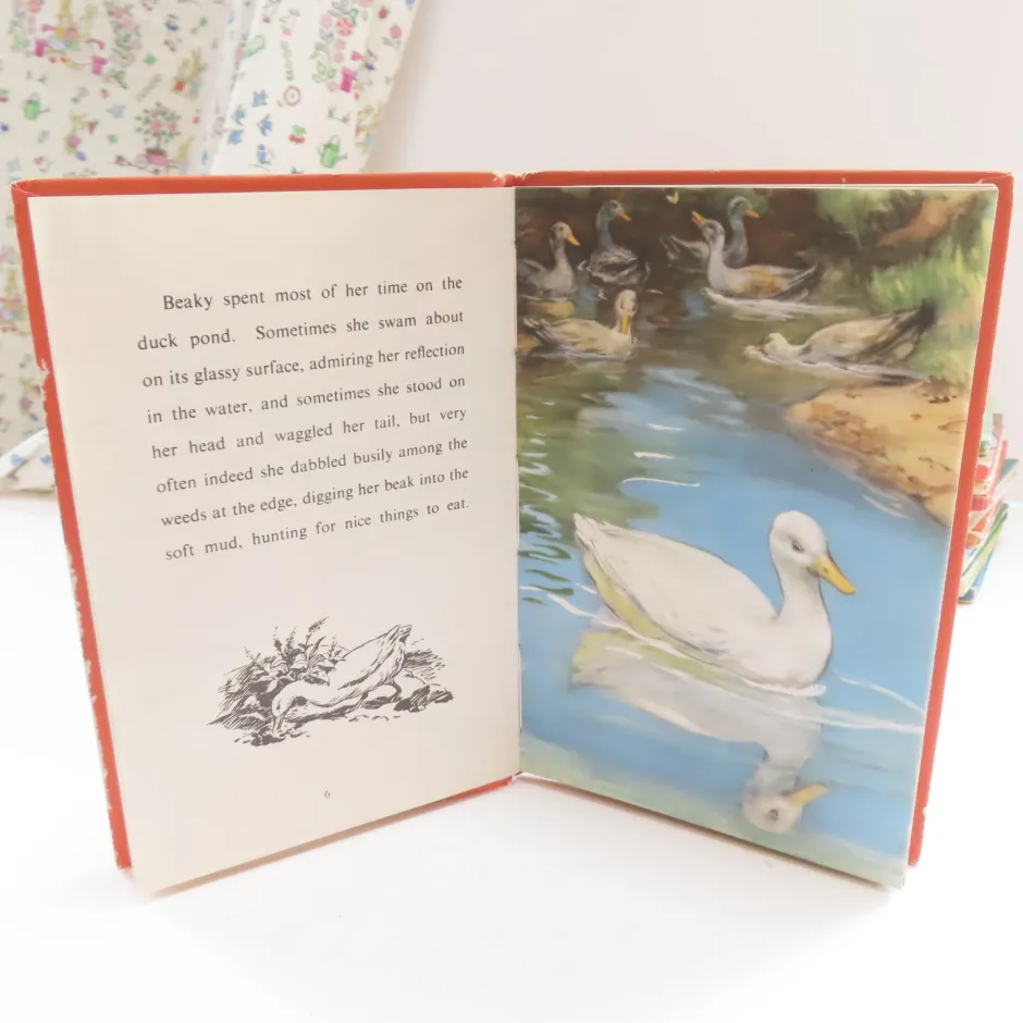 Cottontails Baby Vintage*VINTAGE Ladybird book - Beaky the Greedy Duck (mid 1960s)