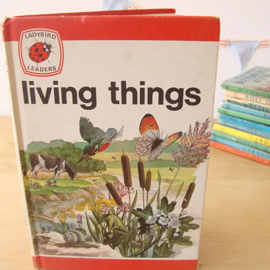 Cottontails Baby Vintage*VINTAGE Ladybird book - Living Things (mid-late 1970s)
