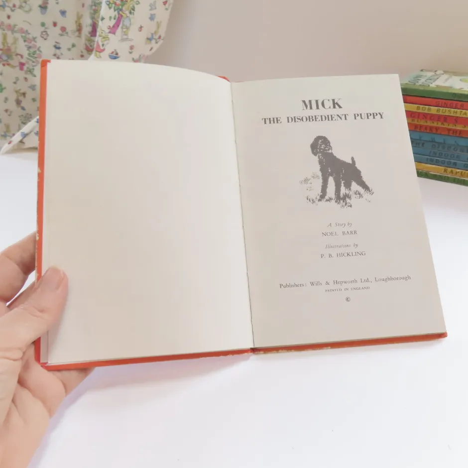Cottontails Baby Vintage*VINTAGE Ladybird book - Mick the Disobedient Puppy (mid 1960s)