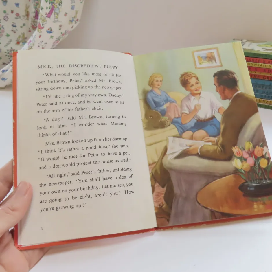 Cottontails Baby Vintage*VINTAGE Ladybird book - Mick the Disobedient Puppy (mid 1960s)