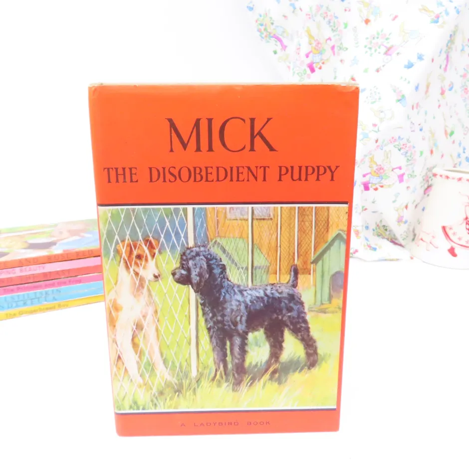 Cottontails Baby Vintage*VINTAGE Ladybird book - Mick the Disobedient Puppy with DJ (late 1950s)