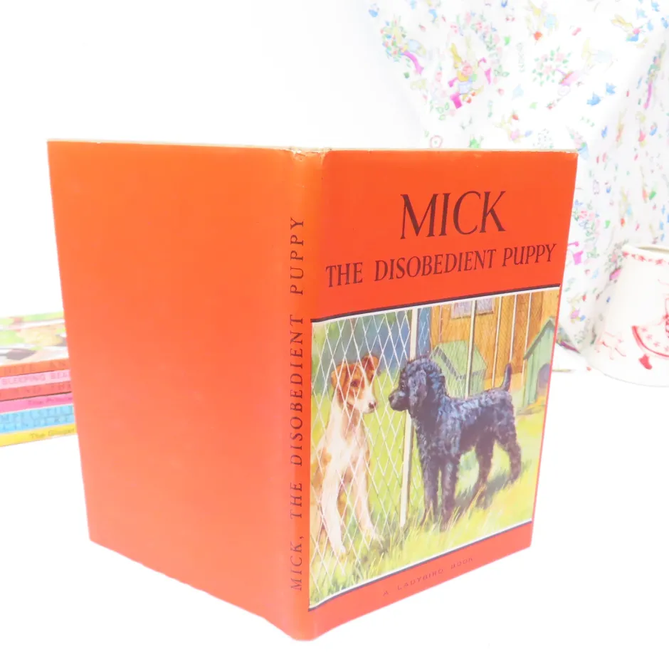 Cottontails Baby Vintage*VINTAGE Ladybird book - Mick the Disobedient Puppy with DJ (late 1950s)