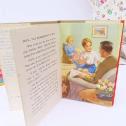 Cottontails Baby Vintage*VINTAGE Ladybird book - Mick the Disobedient Puppy with DJ (late 1950s)