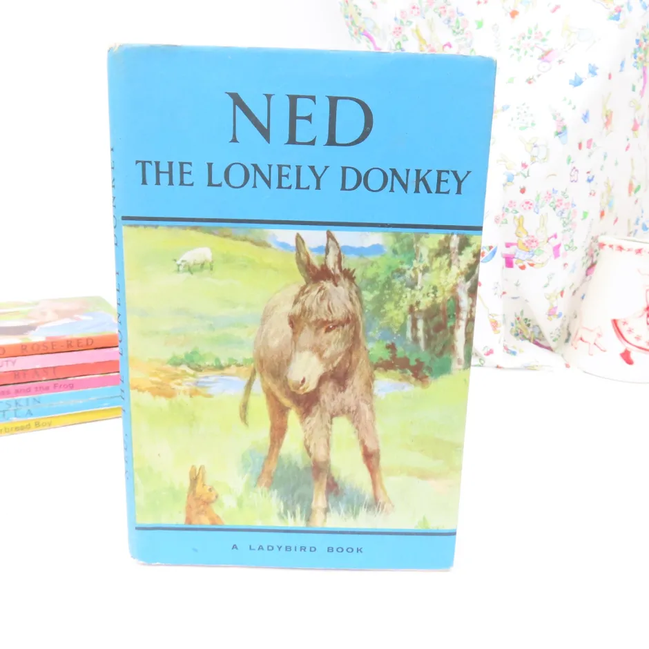 Cottontails Baby Vintage*VINTAGE Ladybird book - Ned the Lonely Donkey with DJ (late 1950s)