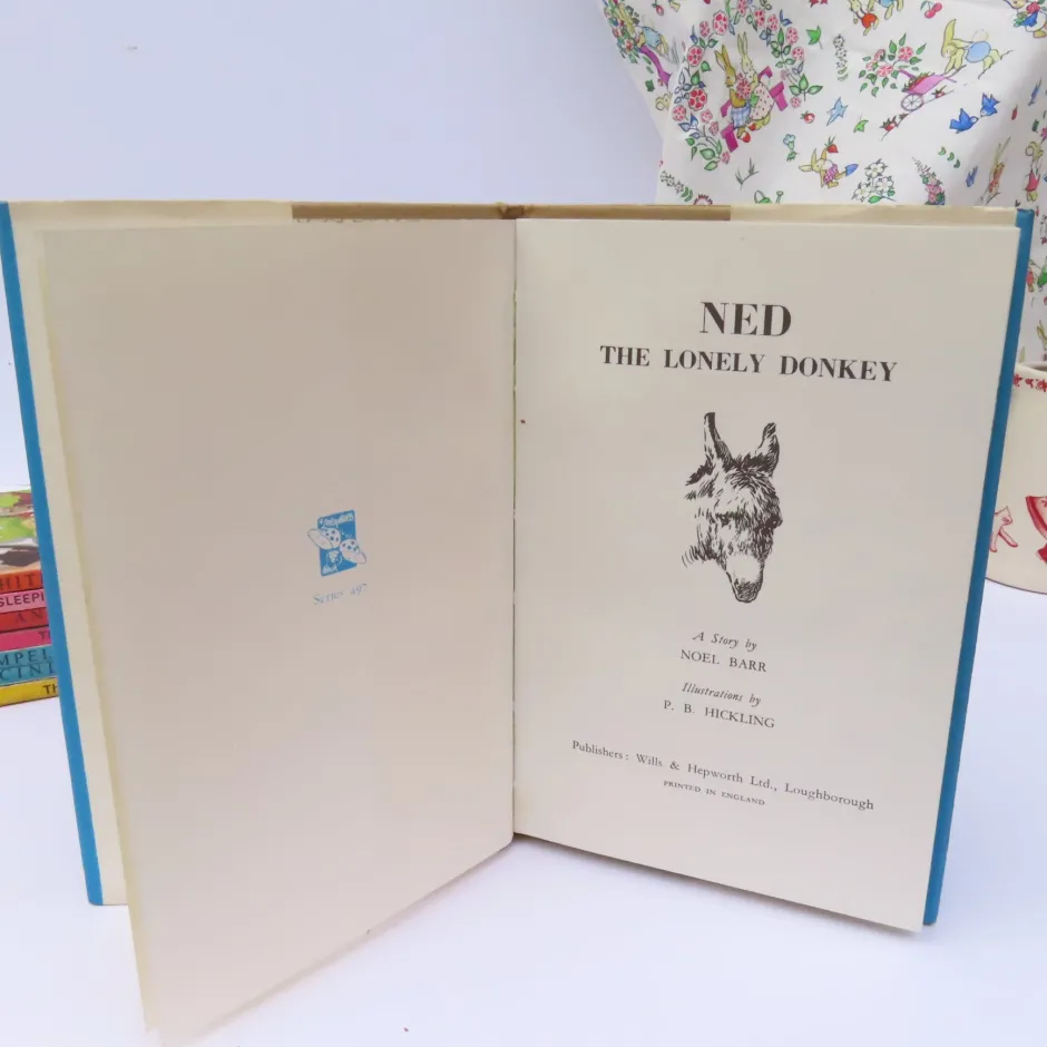 Cottontails Baby Vintage*VINTAGE Ladybird book - Ned the Lonely Donkey with DJ (late 1950s)