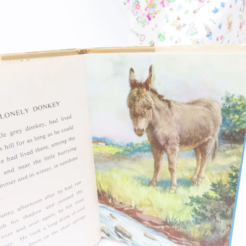 Cottontails Baby Vintage*VINTAGE Ladybird book - Ned the Lonely Donkey with DJ (late 1950s)